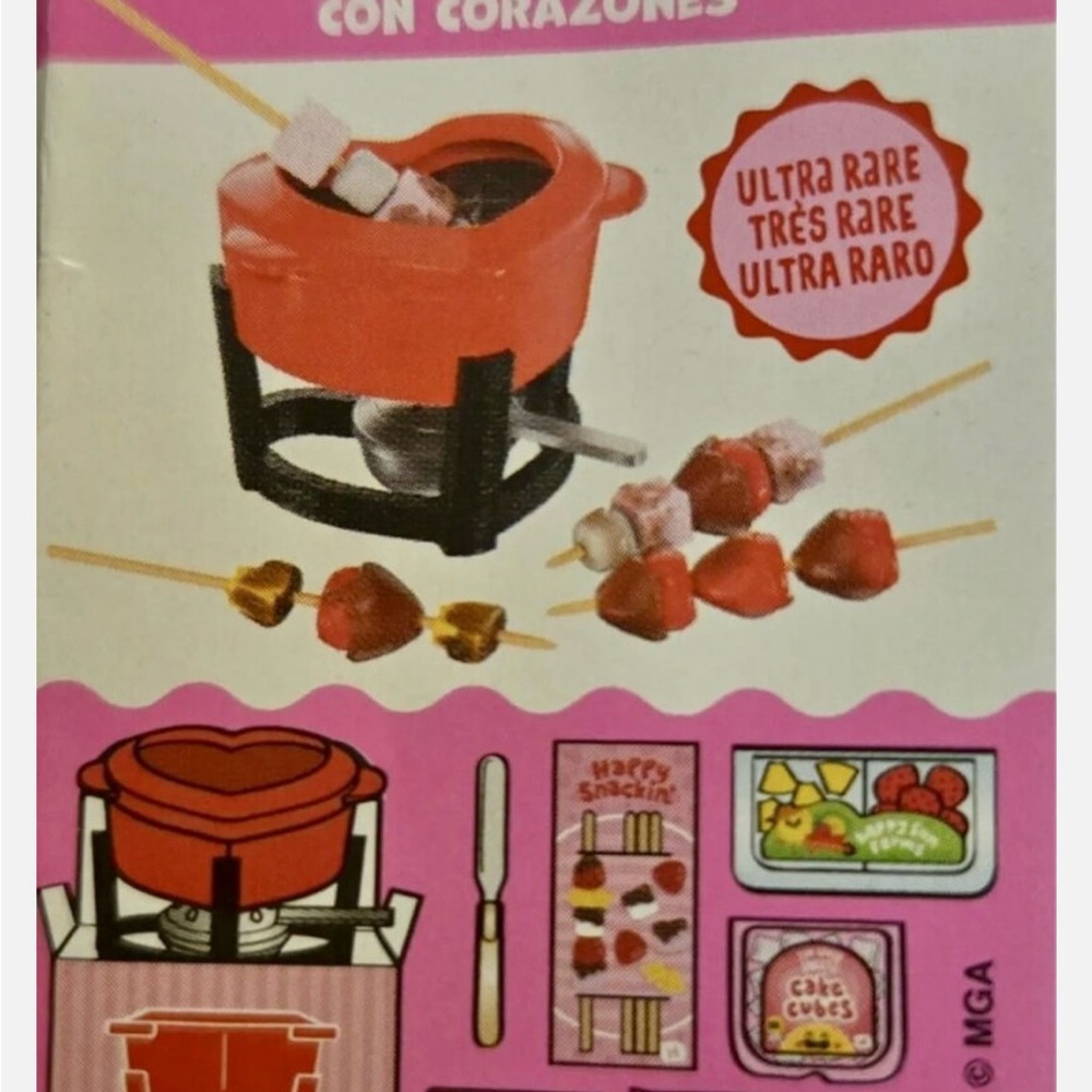 Mini Verse Valentine Series Ultra Rare Fondue Set